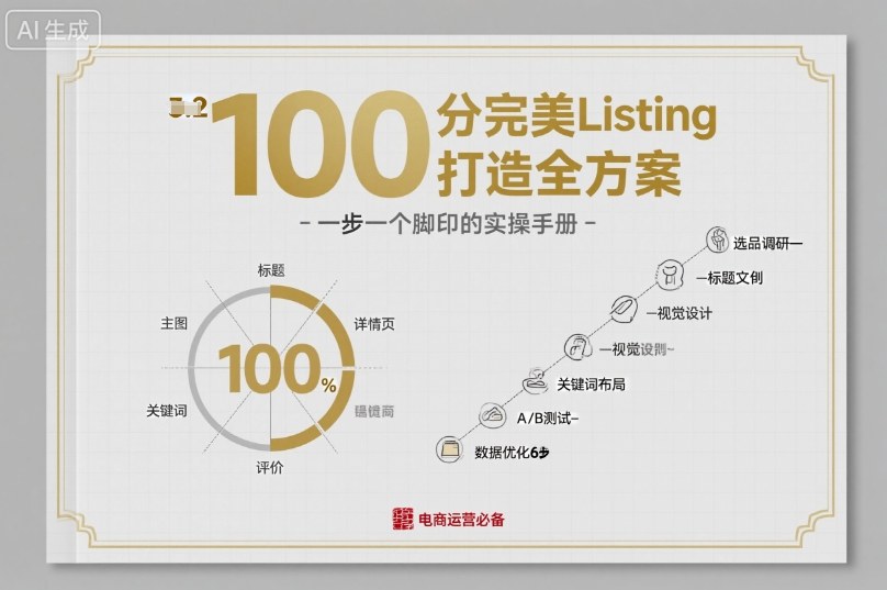 100分完美Listing打造全方案，想要完美listing必须是需要一步一个脚印的-heixma