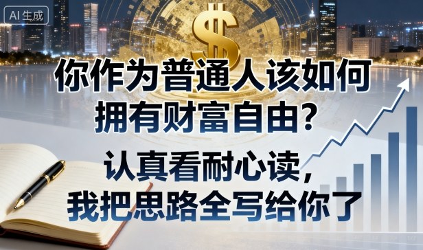 付费文章：你作为普通人该如何拥有财富自由？认真看耐心读，我把思路全写给你了-heixma