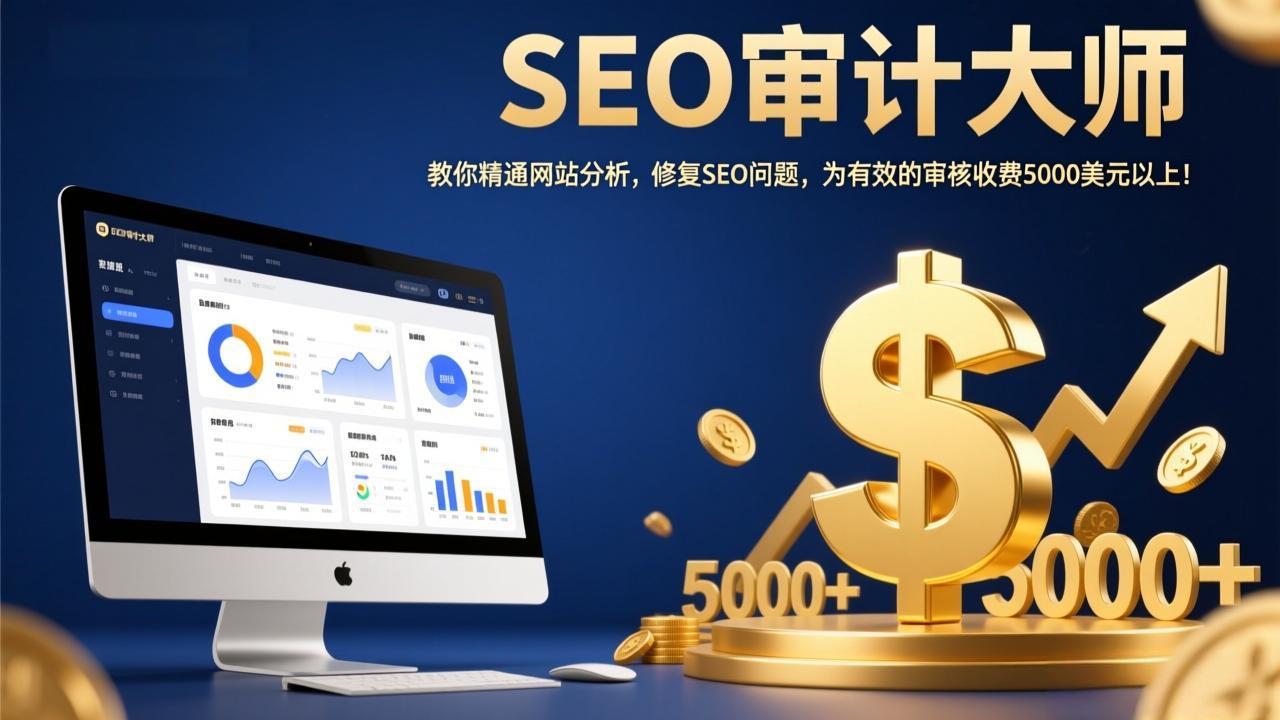 SEO审计大师：教你精通网站分析，修复SEO问题，为有效的审核收费5000美元以上！-heixma
