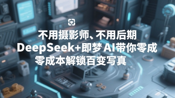 不用摄影师、不用后期，DeepSeek+即梦AI带你零成本解锁百变写真！-heixma