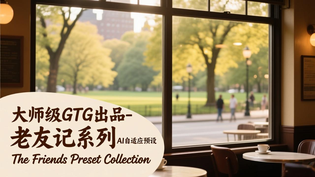 大师级GTG出品-老友记系列AI自适应预设The Friends Preset Collection-heixma