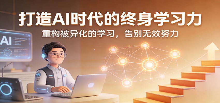 打造AI时代的终身学习力：重构被异化的学习，告别无效努力-heixma