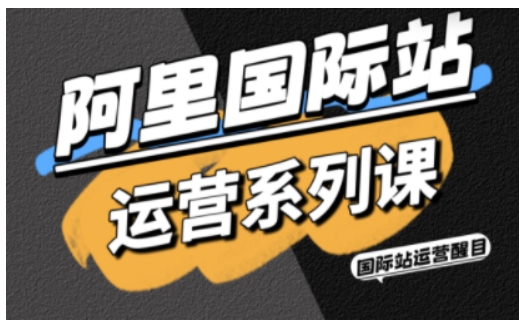 阿里国际站运营系列课，涵盖精准引流、直通车与全站推实战SOP，搭配AI效率工具包与高阶增长玩法(更新)-heixma