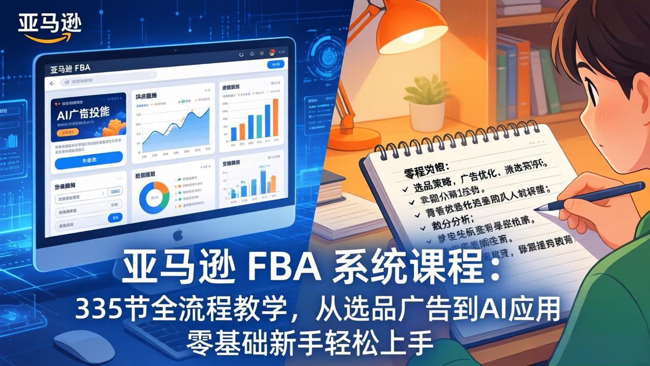 亚马逊 FBA 系统课程(更新26年3月-heixma