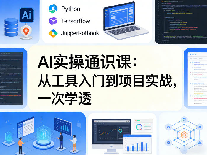 AI实操通识课，从工具入门到项目实战，一次学透-heixma