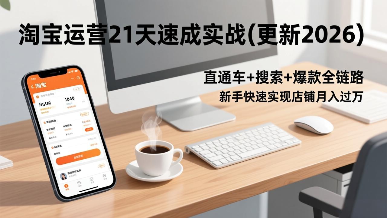 淘宝运营21天速成实战(更新3月-heixma