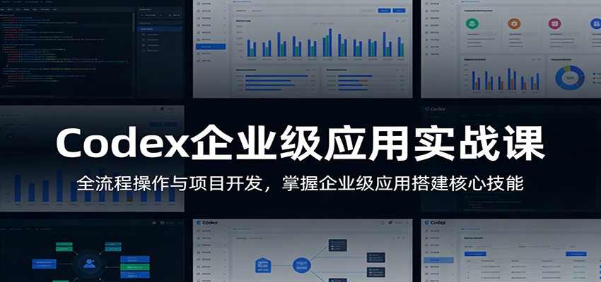 Codex企业级应用实战课：全流程操作与项目开发，掌握企业级应用搭建核心技能-heixma