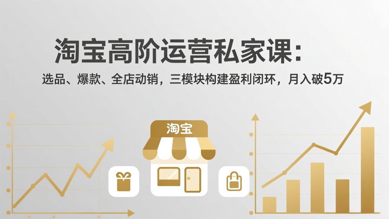 淘宝高阶运营私家课(更新26年4月-heixma