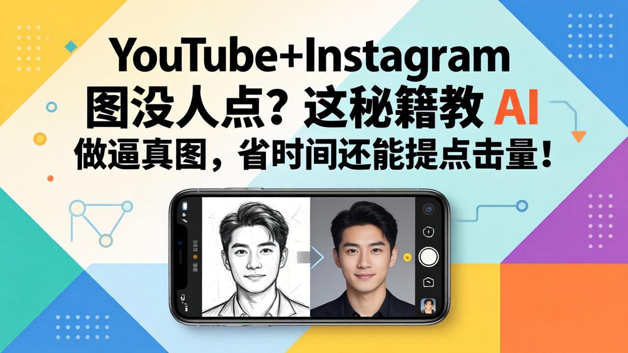 YouTube+Instagram图没人点？这秘籍教 AI 做逼真图，省时间还能提点击量-heixma