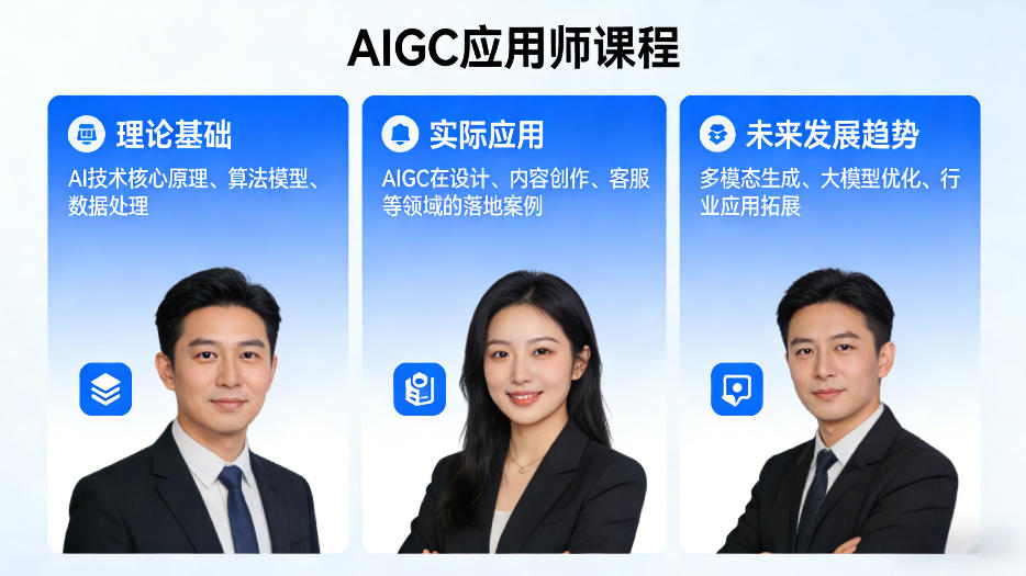 AIGC应用师课程，覆盖了AI技术的理论基础、实际应用、以及未来发展趋势(更新)-heixma