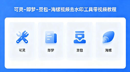 可灵–即梦–豆包–海螺视频去水印工具带视频教程-heixma